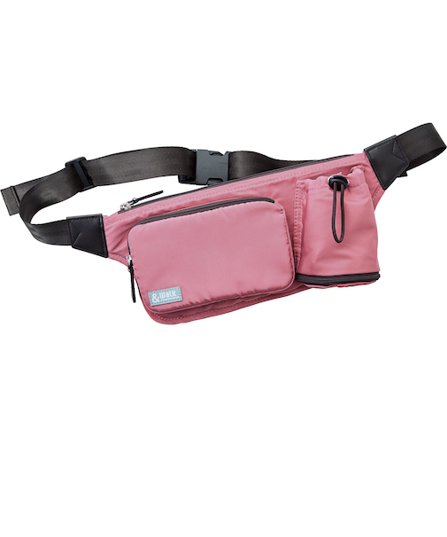 【当該商品送料無料】ウォーキングバッグ 軽量 通販 ウォークバッグ ショルダーバッグ ウェストポーチ ウェストバッグ 腰バッグ 2WAY 薄くて軽い