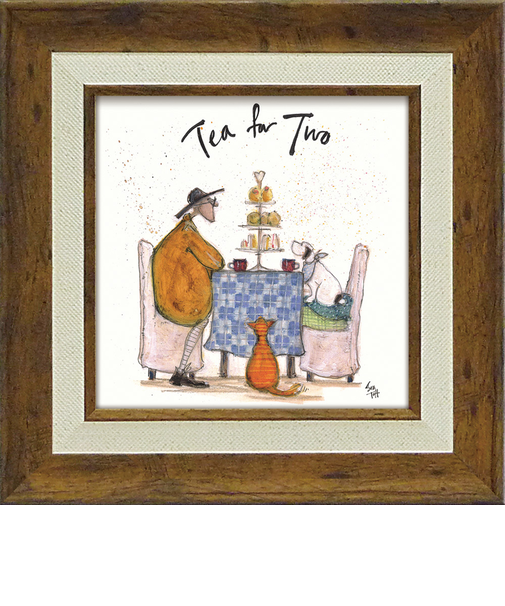 【当該商品送料無料】サムトフト 絵画 通販 約24cm × 24cm Sam toft アートフレーム おしゃれ サム トフト アートパネル