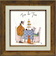 【当該商品送料無料】サムトフト 絵画 通販 約24cm × 24cm Sam toft アートフレーム おしゃれ サム トフト アートパネル