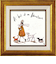 【当該商品送料無料】サムトフト 絵画 通販 約24cm × 24cm Sam toft アートフレーム おしゃれ サム トフト アートパネル