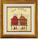 【当該商品送料無料】サムトフト 絵画 通販 約24cm × 24cm Sam toft アートフレーム おしゃれ サム トフト アートパネル