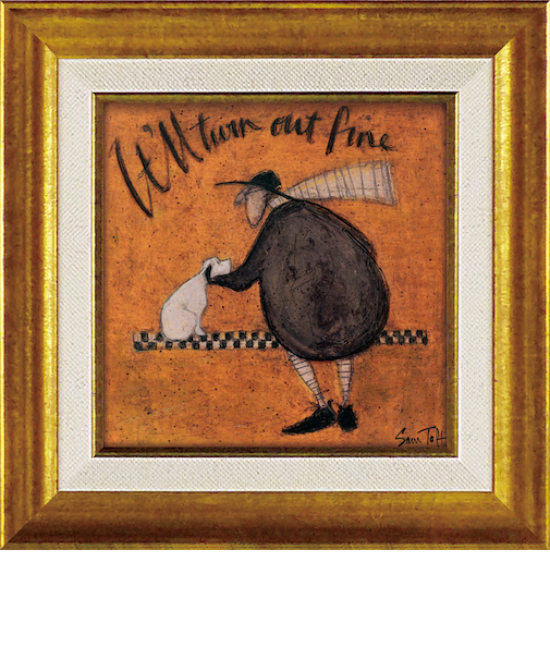 【当該商品送料無料】サムトフト 絵画 通販 約24cm × 24cm Sam toft アートフレーム おしゃれ サム トフト アートパネル