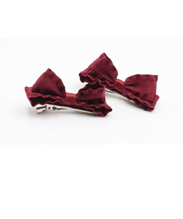 【当該商品送料無料】ヘアクリップ リボン 小さめ 2個セット 通販 ヘア クリップ ヘアピン 髪飾り 髪留め キッズ 女の子 子供 子ども こども