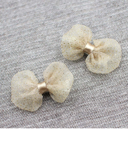 【当該商品送料無料】ヘアクリップ リボン 小さめ 2個セット 通販 ヘア クリップ ヘアピン 髪飾り 髪留め キッズ 女の子 子供 子ども こども