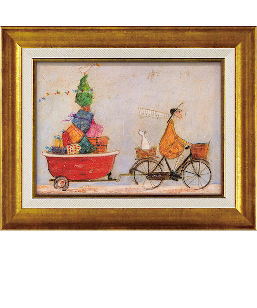 【当該商品送料無料】サムトフト 絵画 通販 約 30cm × 39cm Sam toft アートフレーム おしゃれ サム トフト アートパネル