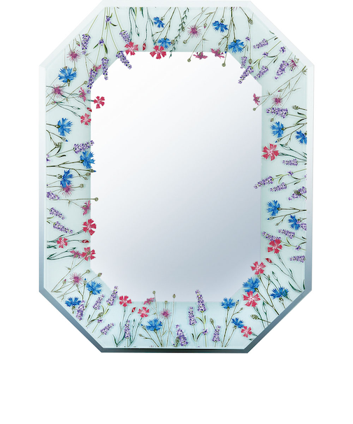 【当商品送料無料】壁掛けミラー 通販 日本 八角ミラー 鏡 かがみ ミラー 壁掛け ウォールミラー 八角形ミラー トイレ 洗面所 W29 x