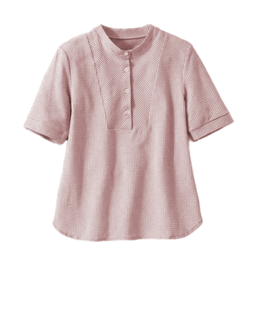 【当商品送料無料】ブラウス レディース 通販 日本製 ジャージブラウス 半袖ブラウス レディースブラウス カジュアルブラウス 涼しい 快適 伸縮性