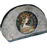 【当商品送料無料】ポーチ おしゃれ 通販 名画ポーチ 化粧ポーチ 小物入れ マルチポーチ ラウンドポーチ コスメポーチ 収納 かわいい レディース