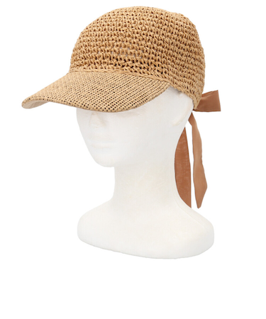 【当商品送料無料】キャップ 深め レディース 帽子 通販 ペーパーキャップ おしゃれ バックリボン かわいい 大人 可愛い オシャレ シンプル