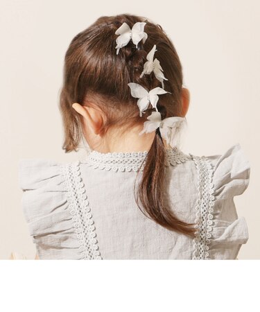 【当商品送料無料】RORA ヘアクリップ 4個セット 通販 ローラ ローズ ヘアークリップ ヘアアクセサリー 髪飾り キッズ 子供 子ども こども