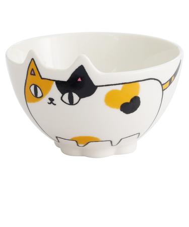 【当商品送料無料】にゃん屋 猫3兄弟 お茶碗 通販 日本製 飯椀 ご飯茶碗 茶碗 茶わん 猫 ねこ ネコ 耳付き キャラクター 猫柄 ネコ柄 食器
