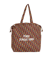 【当商品送料無料】センバドー 巾着 トートバッグ 大容量 通販 巾着バッグ 巾着バック 巾着袋 サブバッグ サブバック 肩掛け 巾着型 2WAY 柄