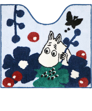 【当商品送料無料】ムーミン トイレマット 通販 トイレ グッズ マット 足元マット トイレ足元マット 洗える 洗濯機で洗える 滑り止め ふわふわ