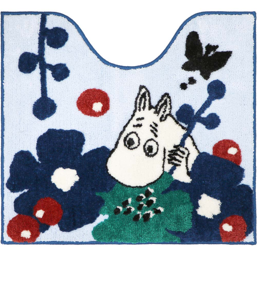 【当商品送料無料】ムーミン トイレマット 通販 トイレ グッズ マット 足元マット トイレ足元マット 洗える 洗濯機で洗える 滑り止め ふわふわ