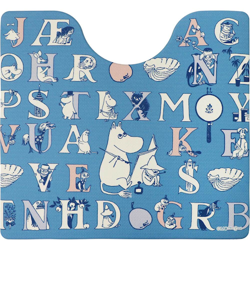 【当商品送料無料】ムーミン トイレマット 通販 トイレ グッズ マット 足元マット 拭くだけ 拭ける 撥水 滑り止め おしゃれ かわいい 北欧