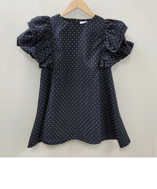 【当商品送料無料】フリル 袖 トップス レディース 通販 カットソー フリルトップス プルオーバー シャツ フリル袖 半袖トップスレディース