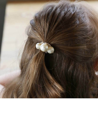【当商品送料無料】Rora ヘアゴム キッズ 通販 ゴールディ 髪ゴム 髪飾り 髪留め ボール ボンボン ゴールド 女の子 子供 子ども こども