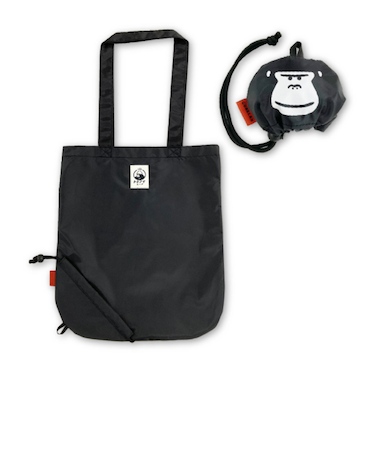 【当商品送料無料】トートバッグ 縦型 通販 ごリラックス トトノイモード マスコットバッグ 簡単収納 エコバッグ バッグ 手提げバッグ 手提げ