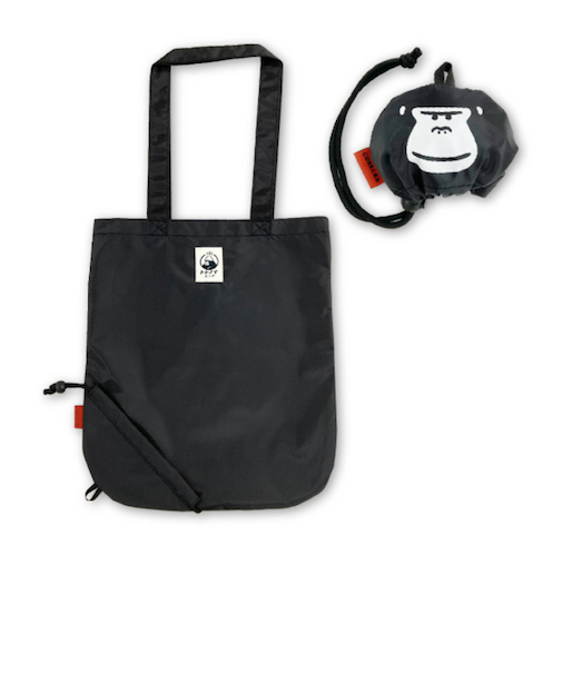 【当商品送料無料】トートバッグ 縦型 通販 ごリラックス トトノイモード マスコットバッグ 簡単収納 エコバッグ バッグ 手提げバッグ 手提げ