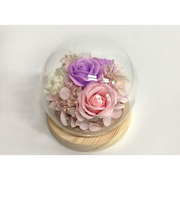 【当商品送料無料】ブリザードフラワ- 通販 ガラスドーム フラワーギフト ガラス製 お花 花 フラワーアレンジメント フラワー かわいい おしゃれ