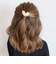 【当商品送料無料】Rora ポニーフック 通販 ハートン 髪飾り ポニー フック ヘアカフ ヘアフック ポニーテール ハート パール ゴールド