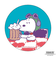 【当商品送料無料】PEANUTS グッズ 通販 スヌーピー 缶バッジ まじかる百貨店缶バッジ 4947864066444 PEANUTS08