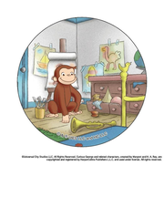 【当商品送料無料】おさるのジョージ グッズ 通販 Curious George 缶バッジ まじかる百貨店缶バッジ 4947864052867
