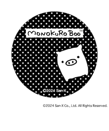 【当商品送料無料】モノクロブー グッズ 通販 サンエックスレジェンド 缶バッジ まじかる百貨店缶バッジ 4947864076511 モノクロブー01