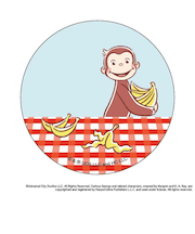 【当商品送料無料】おさるのジョージ グッズ 通販 Curious George 缶バッジ まじかる百貨店缶バッジ 4947864052843