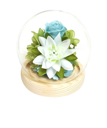 【当商品送料無料】お供え ガラスドーム 供養 仏花 通販 フラワーアレンジメント プリザーブドフラワー プリザードフラワー 供え花 献花 飾り