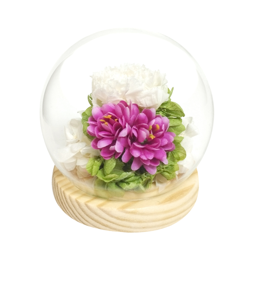 【当商品送料無料】お供え ガラスドーム 供養 仏花 通販 フラワーアレンジメント プリザーブドフラワー プリザードフラワー 供え花 献花 飾り