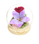 【当商品送料無料】お供え ガラスドーム 供養 仏花 通販 フラワーアレンジメント プリザーブドフラワー プリザードフラワー 供え花 献花 飾り