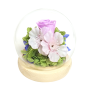【当商品送料無料】お供え ガラスドーム 供養 仏花 通販 フラワーアレンジメント プリザーブドフラワー プリザードフラワー 供え花 献花 飾り