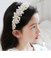 【当商品送料無料】Rora カチューシャ キッズ 通販 エルシエ ヘッドドレス 髪飾り ヘアバンド パール 大きい 細め 細い フォーマル 女の子