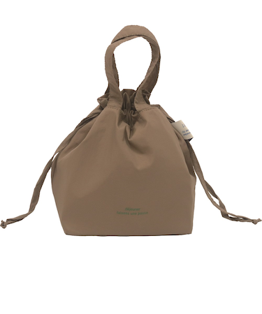 【当商品送料無料】ランチバッグ かわいい 通販 l a flaner ラ フラネ ランチポーチ お弁当袋 巾着ポーチ 持ち手付き トートバッグ