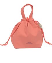 【当商品送料無料】ランチバッグ かわいい 通販 l a flaner ラ フラネ ランチポーチ お弁当袋 巾着ポーチ 持ち手付き トートバッグ