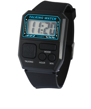 【当商品送料無料】タイムピース 腕時計 トーキングウォッチ TPW101T デジタル 通販 腕時計メンズ 腕時計レディース 時計 とけい ウォッチ