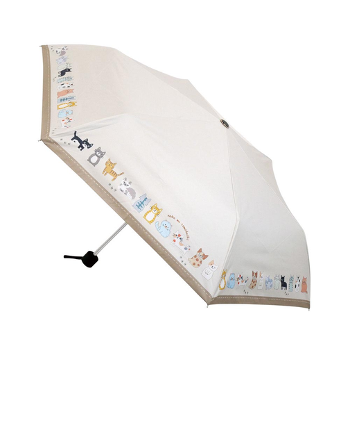 【当商品送料無料】折りたたみ傘 ネコ 晴雨兼用 通販 折り畳み傘 晴雨兼用傘 晴雨兼用折りたたみ傘 晴雨兼用折り畳み傘 手動開閉 手開き 50cm