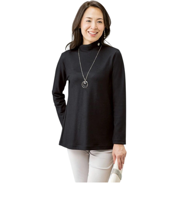 【当商品送料無料】プルオーバー 長袖 レディース 960978 通販 日本製 レディースプルオーバー カットソー シャツ ウール ボタンポイント