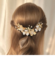 【当商品送料無料】Rora ヘアクリップ キッズ 3個セット 通販 ローレン 花冠 髪飾り 髪留め 花 フラワー ゴールド 女の子 子供 子ども