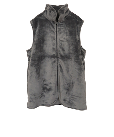 【当商品送料無料】グロリア ジップアップベスト 通販 ジップアップ ベスト ルームベスト ルームウェア 部屋着 着る毛布 ふわふわ フワフワ 暖かい