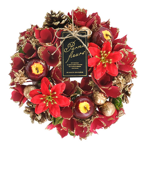 【当商品送料無料】リース 造花 通販 Sサイズ ナチュラルリース フラワーリース プリザーブドフラワー 壁飾り アートフラワー 玄関飾り