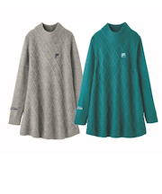 【当商品送料無料】FILA フィラ チュニック ニット レディース 2色組 961330 通販 ニットチュニック レディースチュニック 長袖