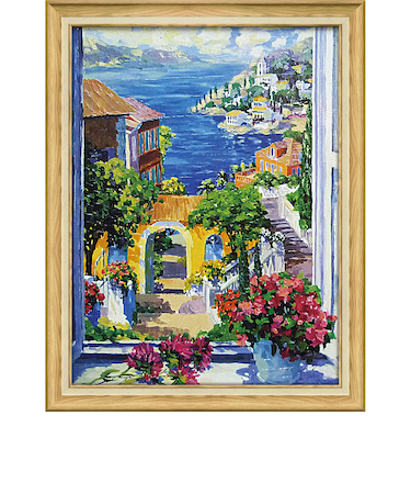 【当商品送料無料】アートフレーム 通販 日本 壁掛けアート 絵画 壁飾り W54x H69cm アートポスター 風景画 おしゃれ かわいい 玄関
