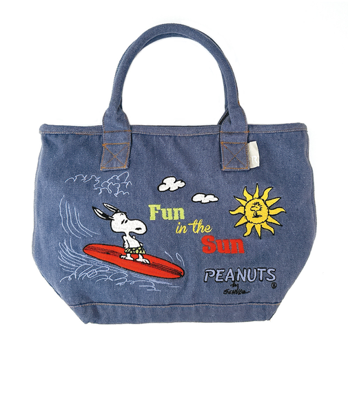 【当商品送料無料】ルートート スヌーピー トートバッグ ROOTOTE 8398 通販 トートバック SNOOPY デニム 手提げバッグ