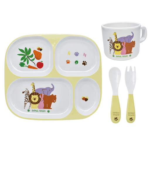 【当商品送料無料】食器 ギフトセット ベビー メラミン 通販 食器ギフトセット 食器セット ワンプレート カップ お皿 皿 ナイフ フォーク