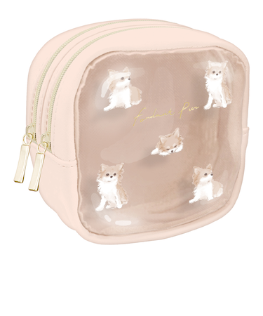 【当商品送料無料】クーリア ポーチ ミニポーチ 通販 化粧ポーチ コスメポーチ ダブルファスナー メイクポーチ ミニサイズ 小物入れ 小さめ