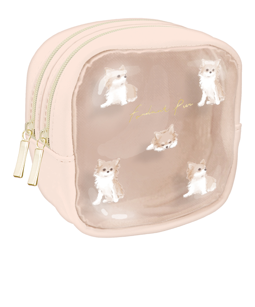 【当商品送料無料】クーリア ポーチ ミニポーチ 通販 化粧ポーチ コスメポーチ ダブルファスナー メイクポーチ ミニサイズ 小物入れ 小さめ