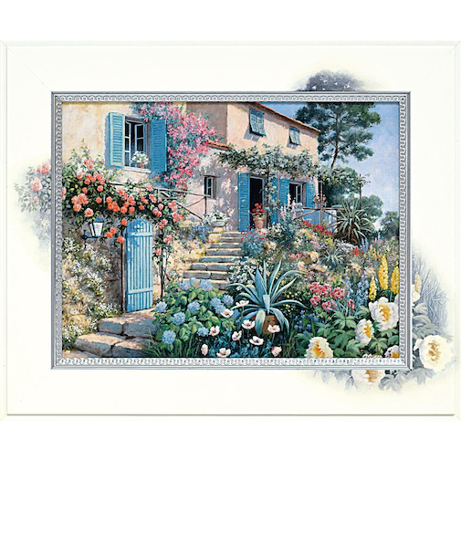 【当商品送料無料】アートフレーム 通販 日本 壁飾り 絵画 風景画 壁掛けアート W40xH33cm アートポスター おしゃれ かわいい 額入り