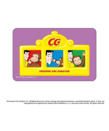 【当商品送料無料】おさるのジョージ グッズ 通販 Curious George ステッカー まじかる百貨店ステッカー 4947864052829